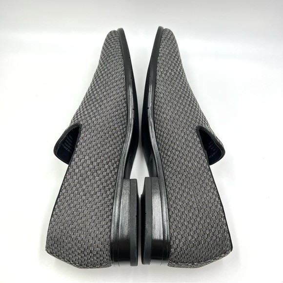 9.5W 9.5 W WIDE Stacy Adams Saville Black‎ Gray Silver Slip On Loafers Shoes main image 5
